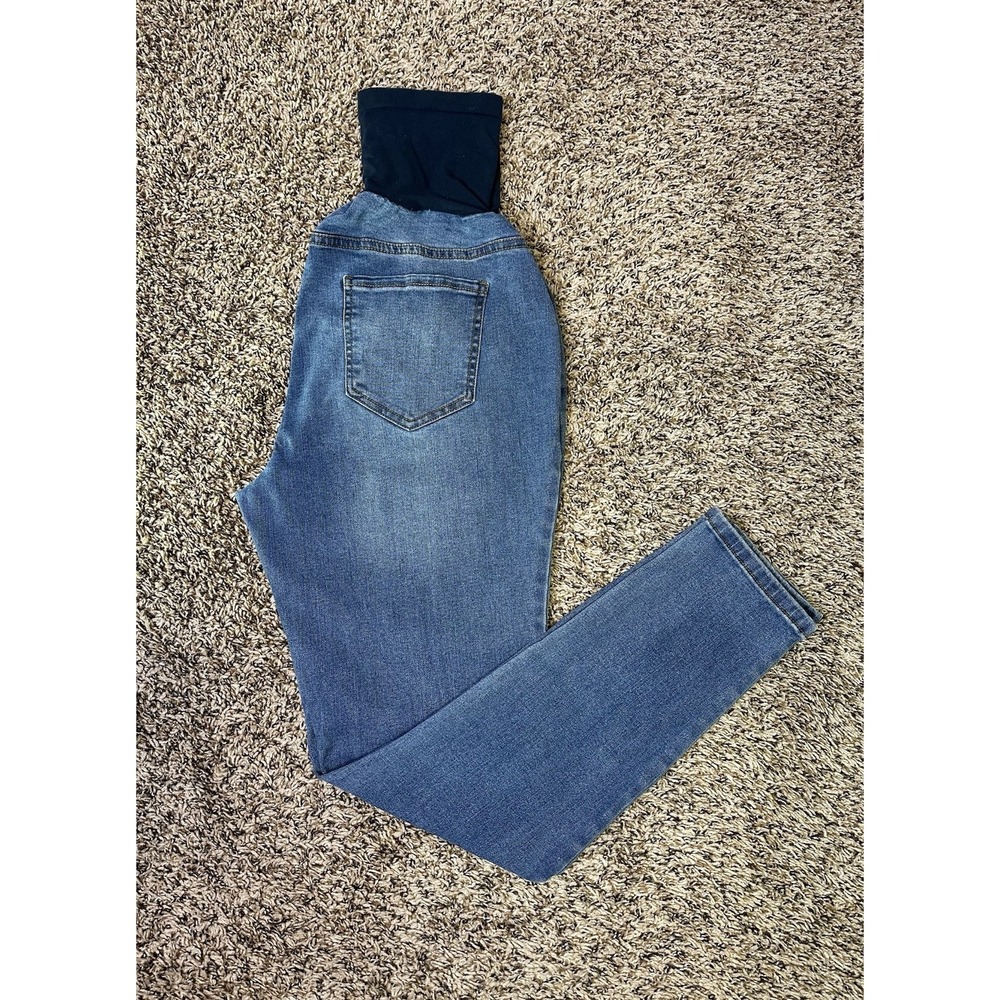 Motherhood Maternity Jeans Medium Wash Denim Faded Size Large / US 12